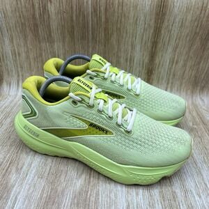 Brooks Glycerin 21 Men's 10 Lovebird Pale Yellow Lime Running Shoes 1104191D366